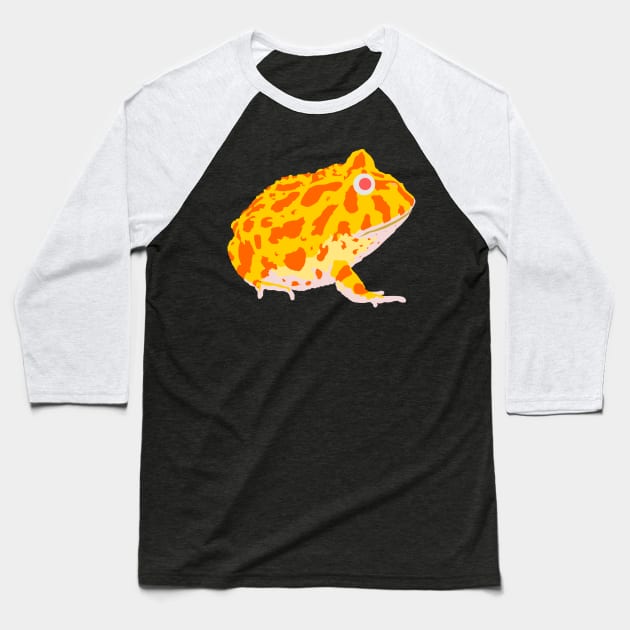 Albino Pacman frog Baseball T-Shirt by stargatedalek